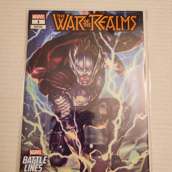 War Of The Realms #1L (2019) Marvel Comics, Nexon Battle Lines Variant Cvr, NM - Picture 13 of 14